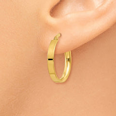 10K Yellow Gold 3mm Small Hoop Earrings