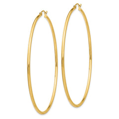 10K Yellow Gold Hoop Earrings