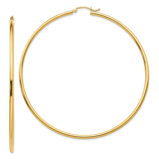 10K Yellow Gold Hoop Earrings