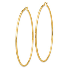 10K Yellow Gold Hoop Earrings