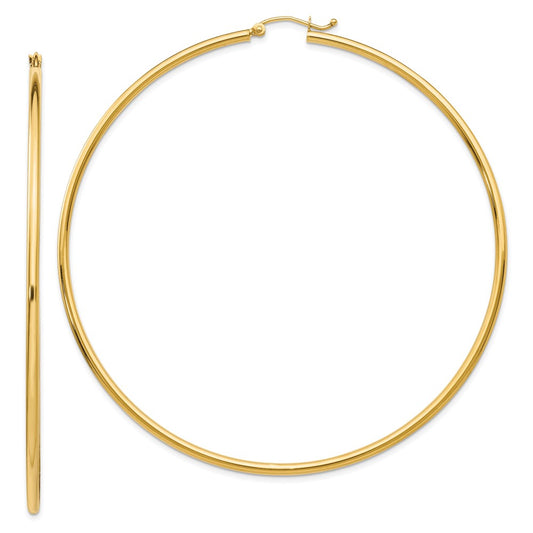 10K Yellow Gold Hoop Earrings