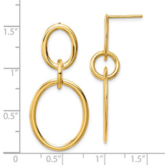 10K Yellow Gold Hoop Earrings