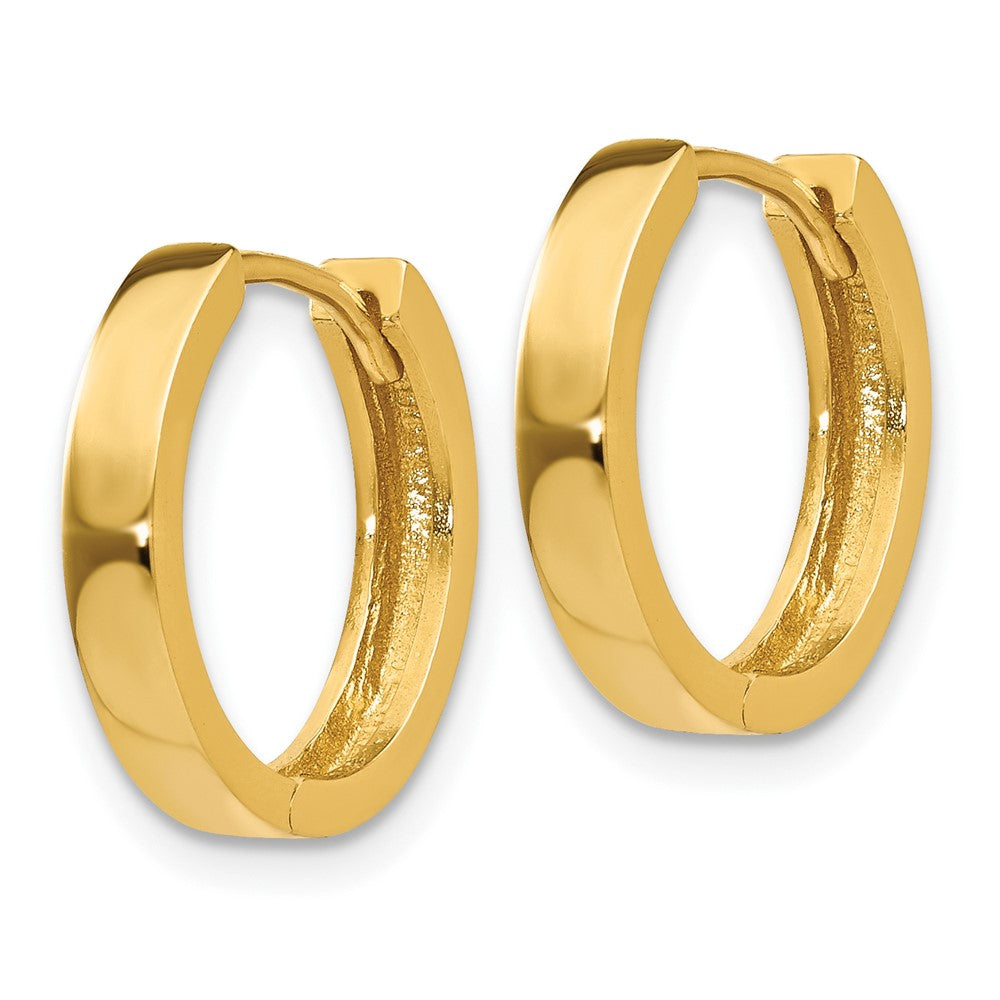 10K Yellow Gold Hinged Hoop Earrings