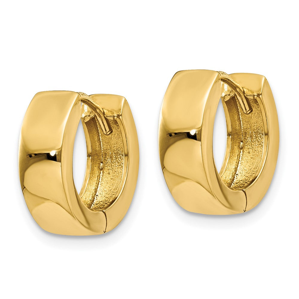 10K Yellow Gold Hinged Hoop Earrings