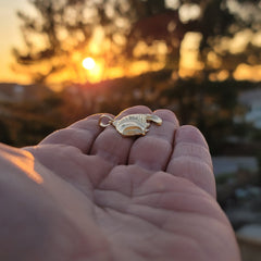 14K or 18K Gold Bass Pendant