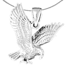 14K or 18K Gold Eagle Pendant