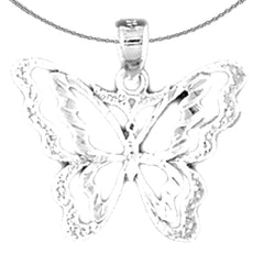 14K or 18K Gold Butterfly Pendant