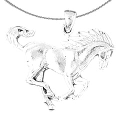 14K or 18K Gold Horse Pendant