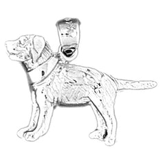 14K or 18K Gold Dog Pendant