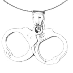 14K or 18K Gold Handcuff Pendant