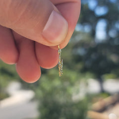 14K or 18K Gold Anchor With Rope Pendant