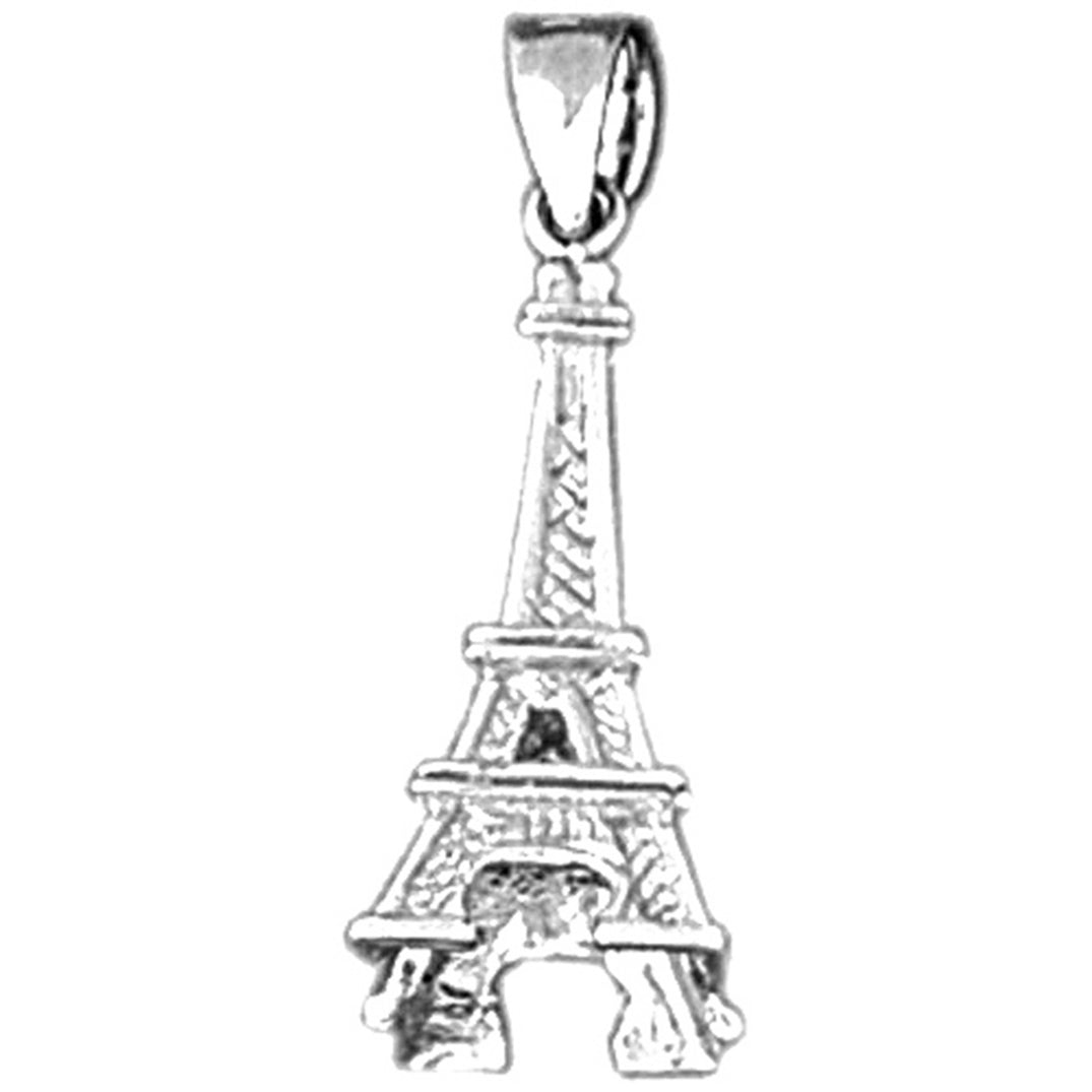 14K or 18K Gold Eiffel Tower Pendant