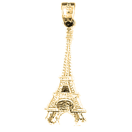 14K or 18K Gold Eiffel Tower Pendant