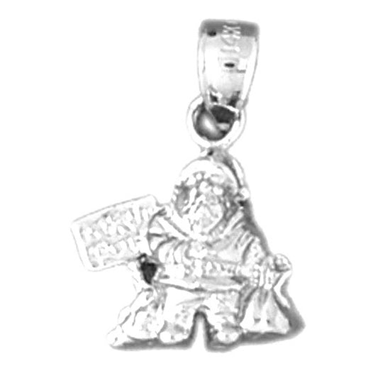 14K or 18K Gold 3D St. Nicholas Pendant