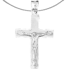 14K or 18K Gold Latin Crucifix Pendant