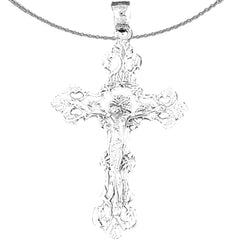 14K or 18K Gold INRI Crucifix Pendant