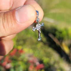 14K or 18K Gold Latin Crucifix Pendant