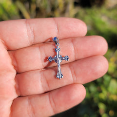 14K or 18K Gold Latin Crucifix Pendant