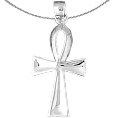 14K or 18K Gold Ankh Cross Pendant