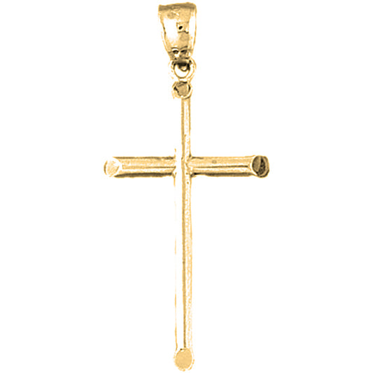 14K or 18K Gold Latin Cross Pendant