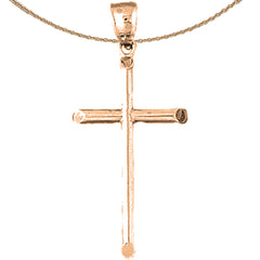 14K or 18K Gold Latin Cross Pendant