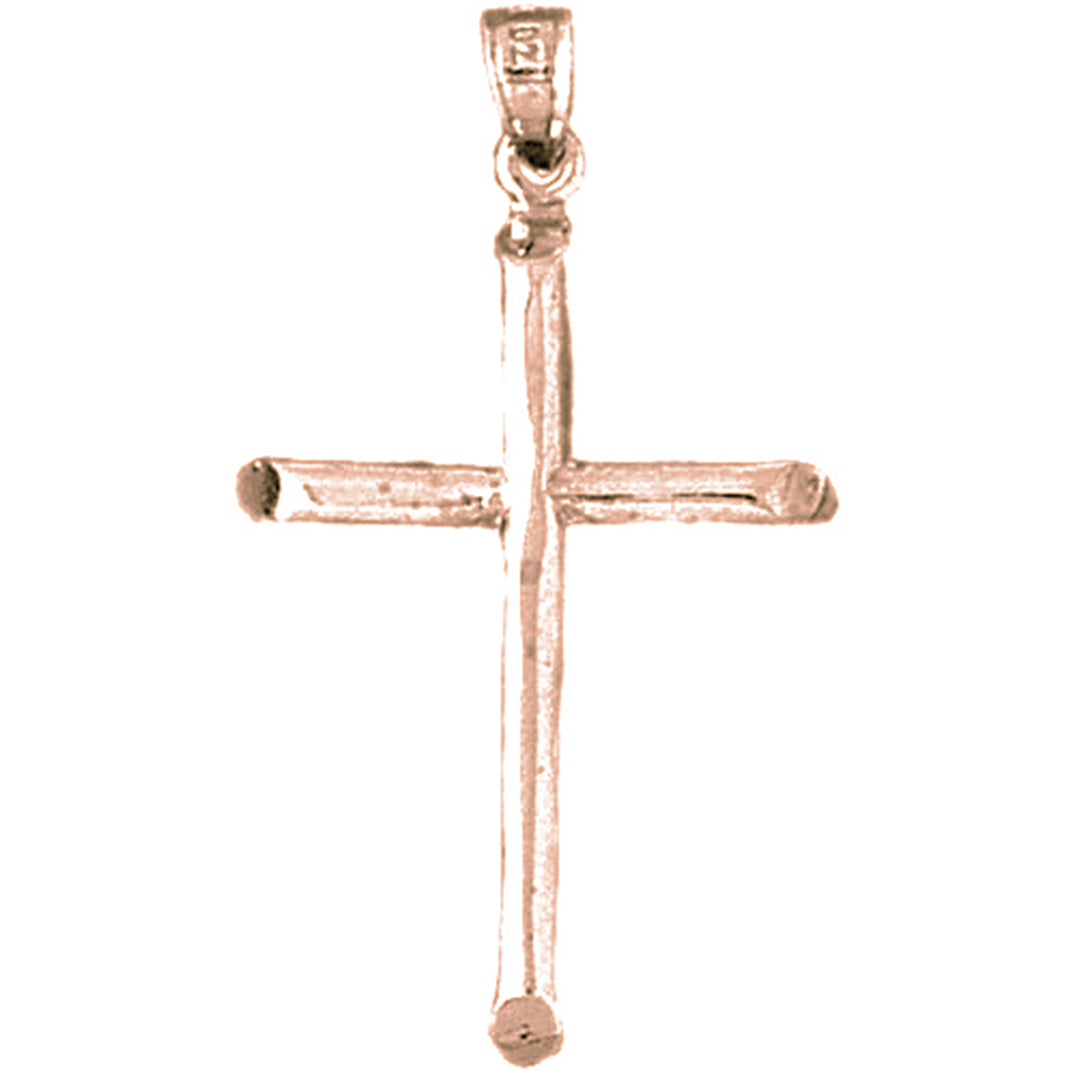 14K or 18K Gold Latin Cross Pendant