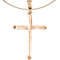 14K or 18K Gold Latin Cross Pendant