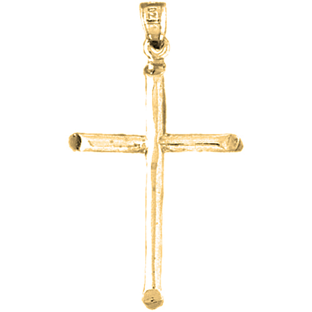 14K or 18K Gold Latin Cross Pendant