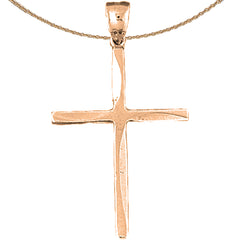 14K or 18K Gold Latin Cross Pendant