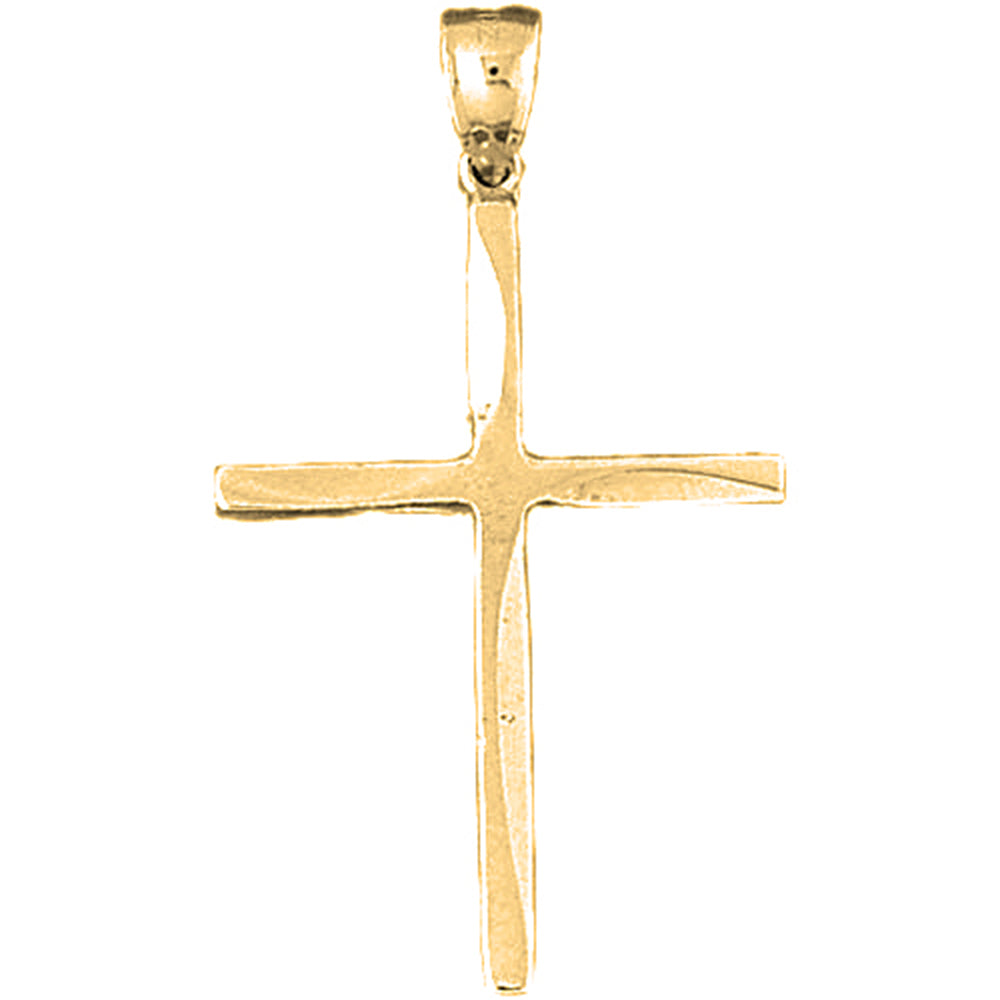 14K or 18K Gold Latin Cross Pendant