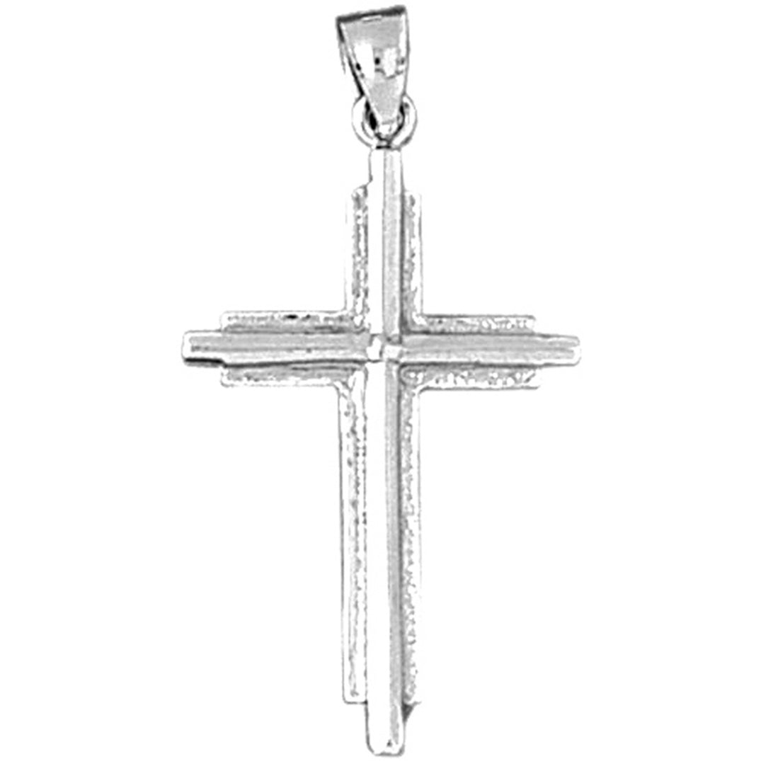 14K or 18K Gold Latin Cross Pendant