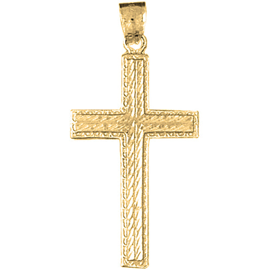 14K or 18K Gold Latin Cross Pendant