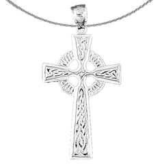 14K or 18K Gold Celtic Cross Pendant