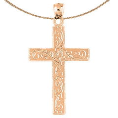 14K or 18K Gold Latin Cross Pendant