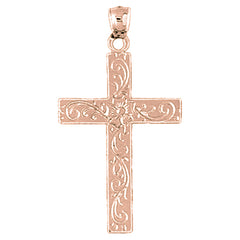 14K or 18K Gold Latin Cross Pendant