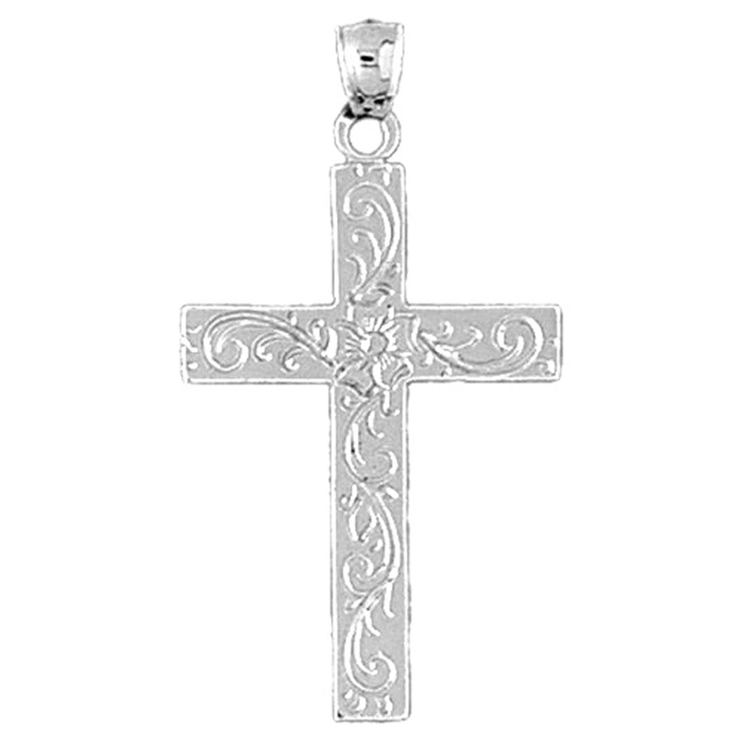 14K or 18K Gold Latin Cross Pendant