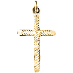 14K or 18K Gold Latin Cross Pendant