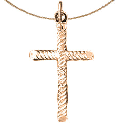 14K or 18K Gold Latin Cross Pendant