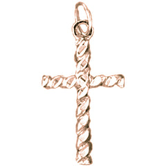 14K or 18K Gold Latin Cross Pendant