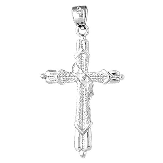 14K or 18K Gold Methodist Cross Pendant