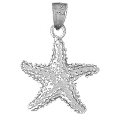 10K, 14K or 18K Gold Starfish Pendant