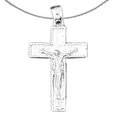 14K or 18K Gold Latin Crucifix Pendant