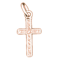 14K or 18K Gold Latin Cross Pendant