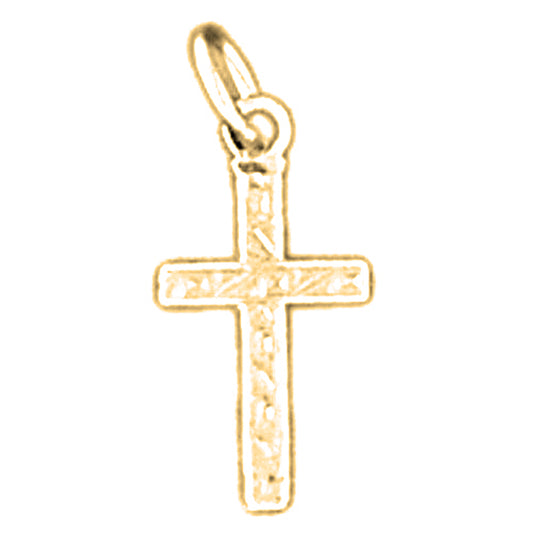 14K or 18K Gold Latin Cross Pendant