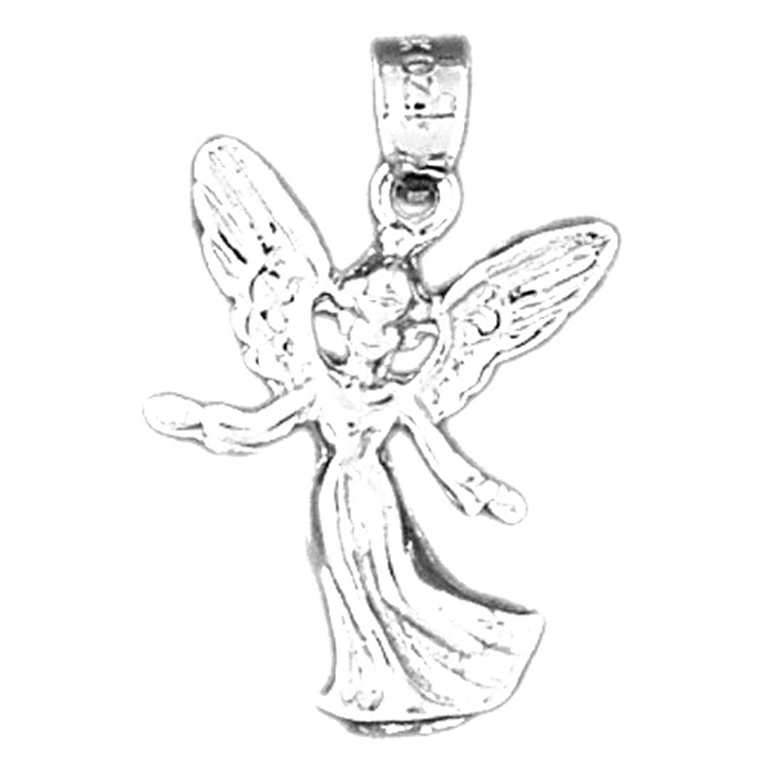 14K or 18K Gold Angel Pendant