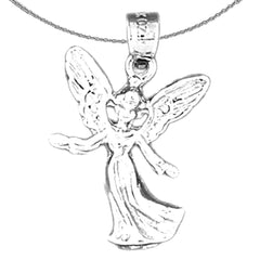 14K or 18K Gold Angel Pendant