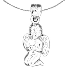 14K or 18K Gold Angel Pendant