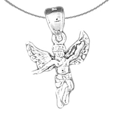 14K or 18K Gold Angel Pendant