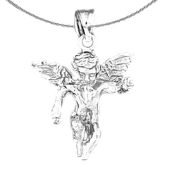 14K or 18K Gold Angel Pendant