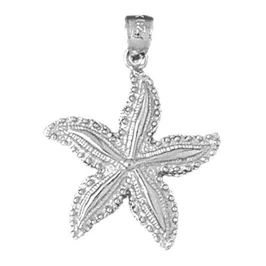 10K, 14K or 18K Gold Starfish Pendant